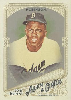 2018 Topps Allen & Ginter - Silver Glossy #42 Jackie Robinson Front