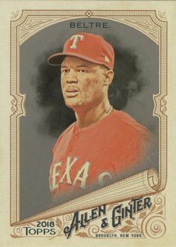 2018 Topps Allen & Ginter - Silver Glossy #73 Adrian Beltre Front