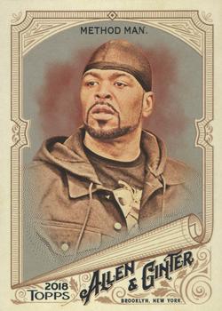 2018 Topps Allen & Ginter - Silver Glossy #82 Method Man Front