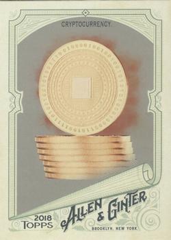 2018 Topps Allen & Ginter - Silver Glossy #83 Cryptocurrency Front