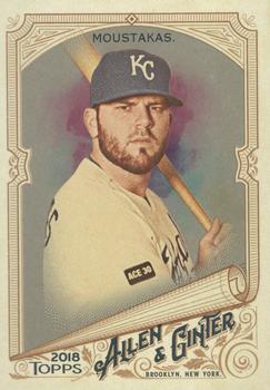 2018 Topps Allen & Ginter - Silver Glossy #89 Mike Moustakas Front