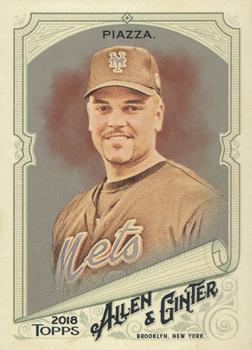 2018 Topps Allen & Ginter - Silver Glossy #97 Mike Piazza Front
