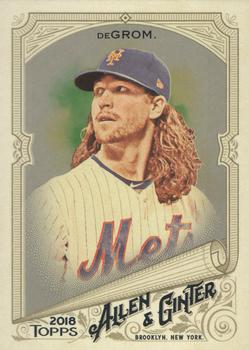 2018 Topps Allen & Ginter - Silver Glossy #105 Jacob deGrom Front