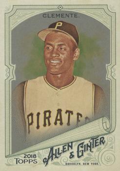 2018 Topps Allen & Ginter - Silver Glossy #107 Roberto Clemente Front