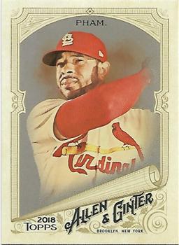 2018 Topps Allen & Ginter - Silver Glossy #108 Tommy Pham Front