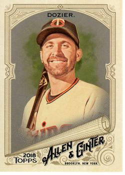 2018 Topps Allen & Ginter - Silver Glossy #111 Brian Dozier Front