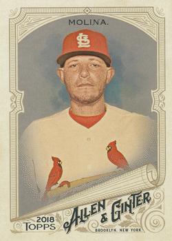 2018 Topps Allen & Ginter - Silver Glossy #112 Yadier Molina Front
