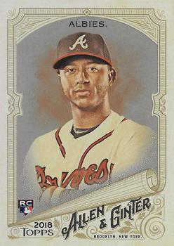2018 Topps Allen & Ginter - Silver Glossy #116 Ozzie Albies Front