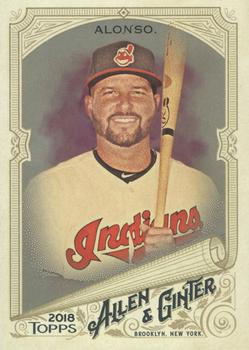 2018 Topps Allen & Ginter - Silver Glossy #158 Yonder Alonso Front