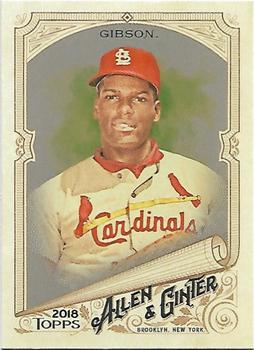 2018 Topps Allen & Ginter - Silver Glossy #159 Bob Gibson Front