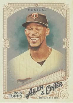 2018 Topps Allen & Ginter - Silver Glossy #163 Byron Buxton Front