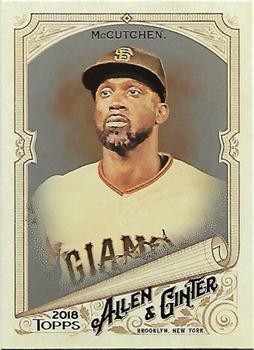2018 Topps Allen & Ginter - Silver Glossy #184 Andrew McCutchen Front