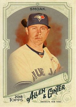 2018 Topps Allen & Ginter - Silver Glossy #194 Justin Smoak Front