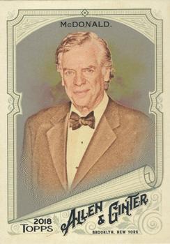 2018 Topps Allen & Ginter - Silver Glossy #218 Christopher McDonald Front