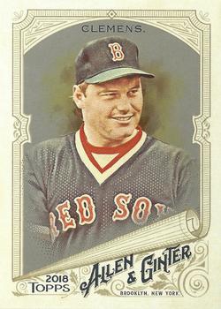 2018 Topps Allen & Ginter - Silver Glossy #233 Roger Clemens Front