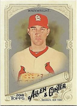 2018 Topps Allen & Ginter - Silver Glossy #234 Adam Wainwright Front