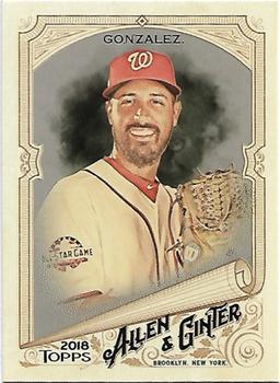 2018 Topps Allen & Ginter - Silver Glossy #252 Gio Gonzalez Front