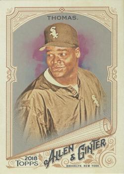 2018 Topps Allen & Ginter - Silver Glossy #286 Frank Thomas Front