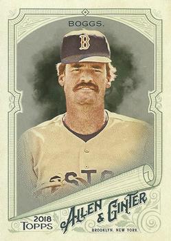 2018 Topps Allen & Ginter - Silver Glossy #289 Wade Boggs Front