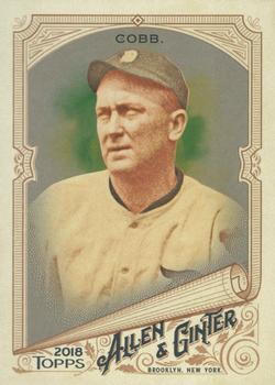 2018 Topps Allen & Ginter - Silver Glossy #290 Ty Cobb Front