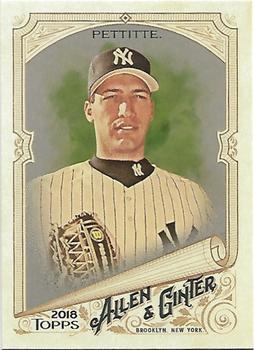 2018 Topps Allen & Ginter - Silver Glossy #340 Andy Pettitte Front