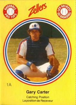 1982 Zellers Montreal Expos #1A Gary Carter Front