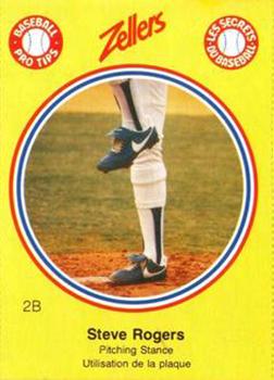 1982 Zellers Montreal Expos #2B Steve Rogers Front