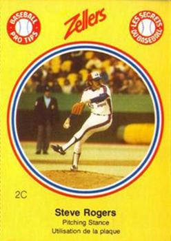 1982 Zellers Montreal Expos #2C Steve Rogers Front