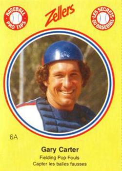 1982 Zellers Montreal Expos #6A Gary Carter Front