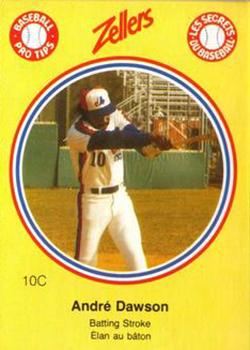 1982 Zellers Montreal Expos #10C Andre Dawson Front