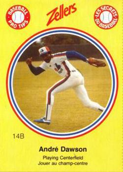 1982 Zellers Montreal Expos #14B Andre Dawson Front