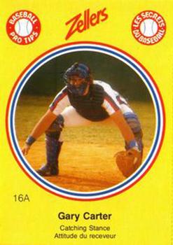 1982 Zellers Montreal Expos #16A Gary Carter Front