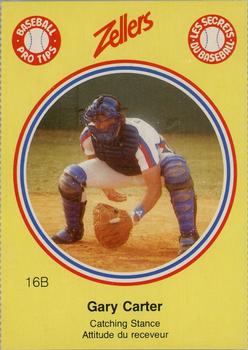 1982 Zellers Montreal Expos #16B Gary Carter Front