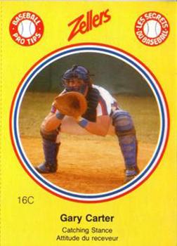 1982 Zellers Montreal Expos #16C Gary Carter Front
