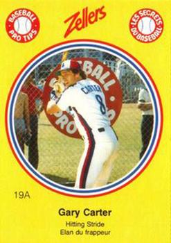 1982 Zellers Montreal Expos #19A Gary Carter Front