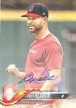 2018 Topps - Variation Autographs #393 Corey Kluber Front