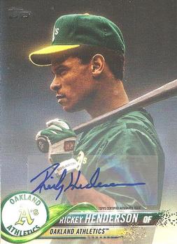 2018 Topps - Variation Autographs #431 Rickey Henderson Front