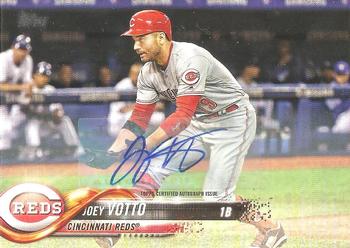 2018 Topps - Variation Autographs #450 Joey Votto Front