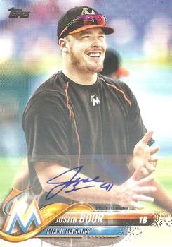 2018 Topps - Variation Autographs #499 Justin Bour Front