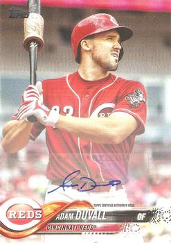 2018 Topps - Variation Autographs #589 Adam Duvall Front