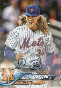 2018 Topps - Variation Autographs #600 Noah Syndergaard Front