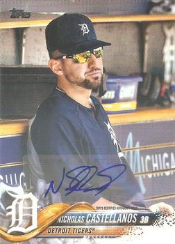 2018 Topps - Variation Autographs #545 Nicholas Castellanos Front