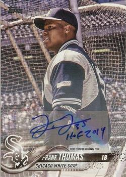 2018 Topps - Variation Autographs #605 Frank Thomas Front