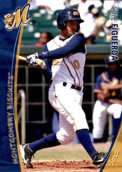 2012 Grandstand Montgomery Biscuits #7 Cole Figueroa Front