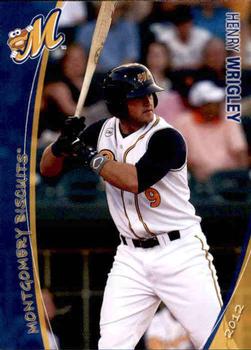 2012 Grandstand Montgomery Biscuits #28 Henry Wrigley Front