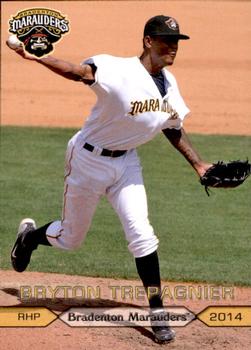 2014 Grandstand Bradenton Marauders #31 Bryton Trepagnier Front