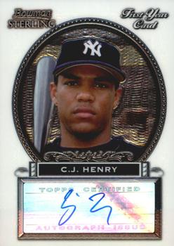2005 Bowman Sterling #BS-CH C.J. Henry Front