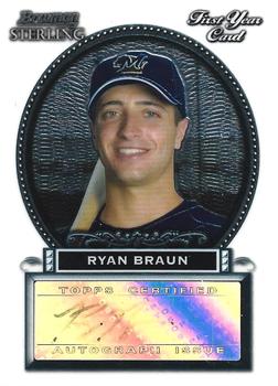 2005 Bowman Sterling #BS-RB Ryan Braun Front