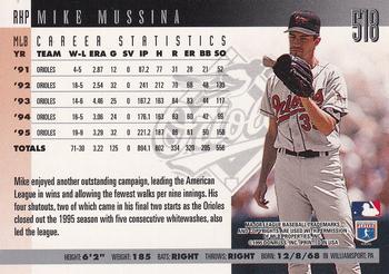 2005 Donruss - Recollection Collection #518 Mike Mussina Back