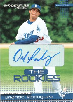 2005 Donruss - The Rookies Autographs #10 Orlando Rodriguez Front